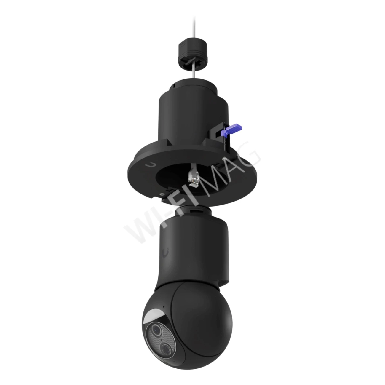 Ubiquiti G6 PTZ In-Ceiling Mount Black, черный  кронштейн для скрытого монтажа в потолок камеры UVC-G6-PTZ