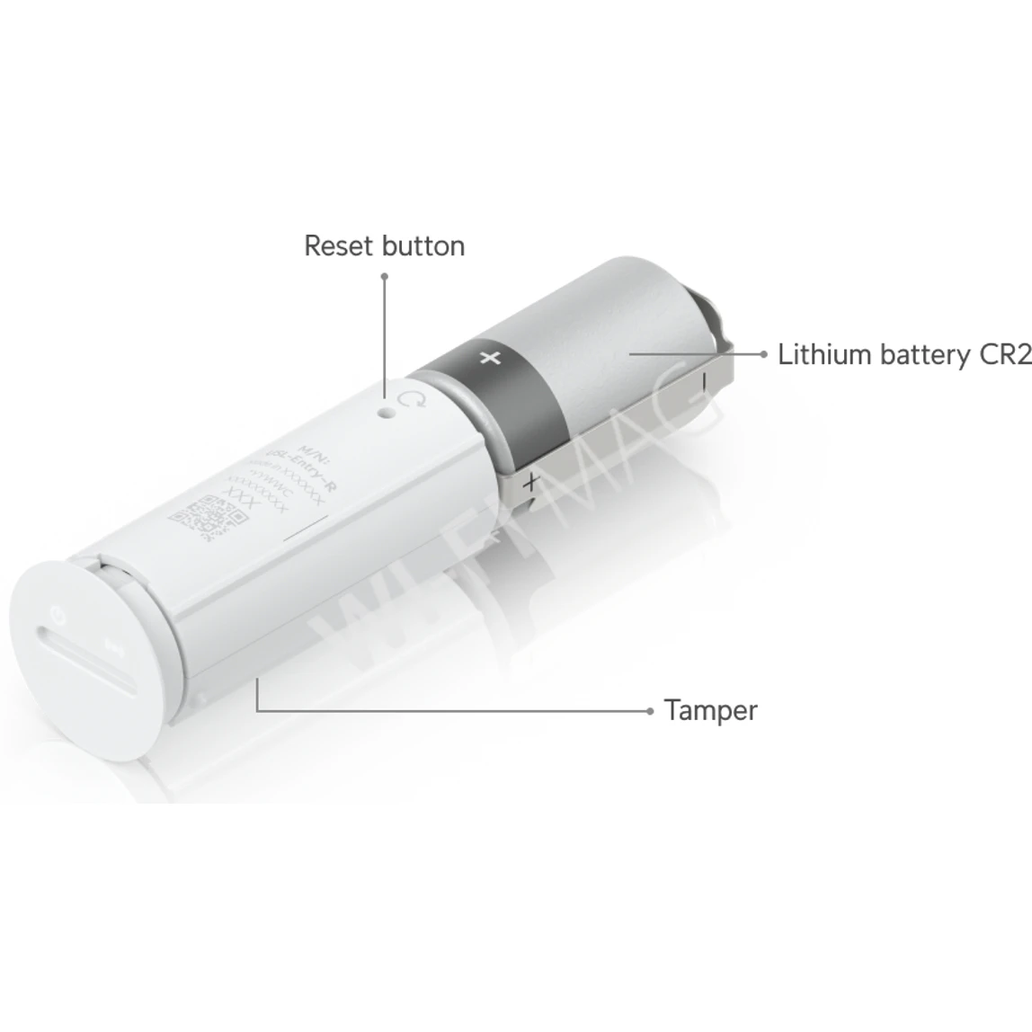 Ubiquiti UniFi Protect Recessed Entry Sensor SuperLink, встраиваемый датчик открытия/закрытия двери