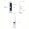 Ubiquiti UniFi Access G3 Reader Professional White, белый видеодомофон с NFC/Bluetooth считывателем и с Apple Touch Pass