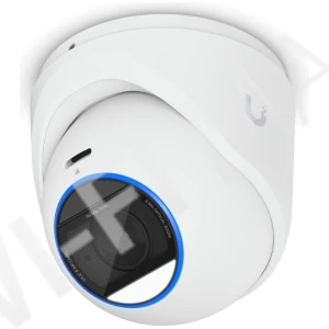 Ubiquiti UniFi G6 Edge Turret Camera, 8 Мп уличная PoE+ с двусторонней аудиосвязью и ночным видением белая IP-видеокамера