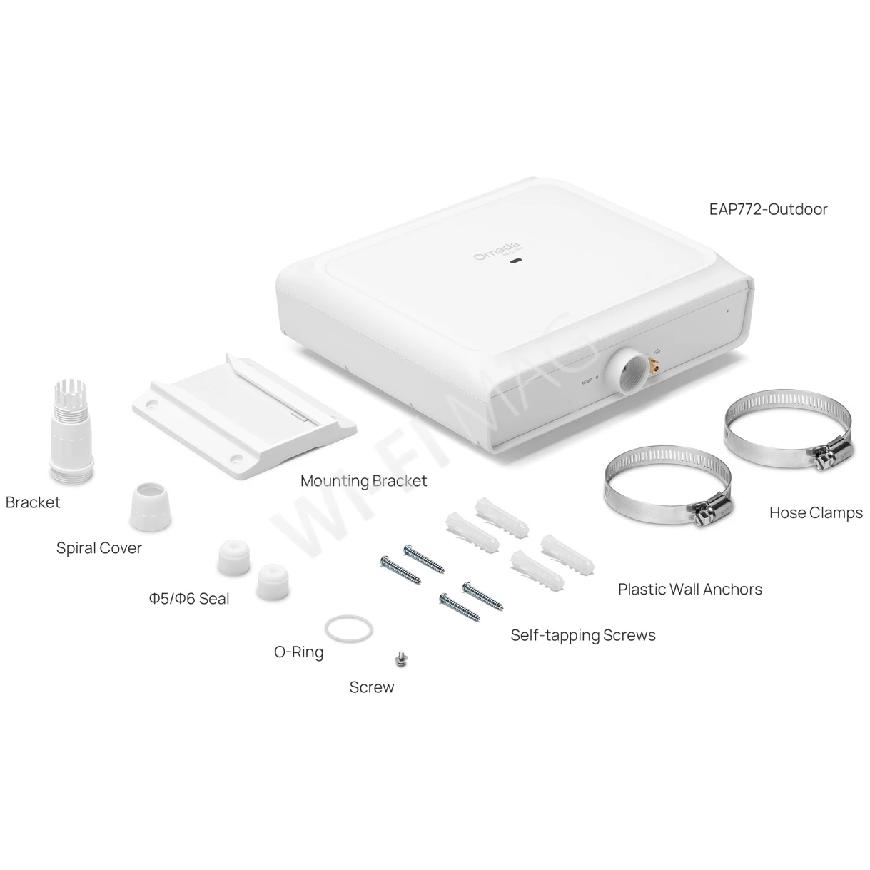 TP-Link EAP772-Outdoor BE9300 Omada, уличная трехдиапазонная точка доступа Wi-Fi 7 c PoE