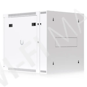 Ubiquiti 12U Rack Cabinet Glass Front Door Swing (700 мм) двухсекционный стоечный шкаф 12U с 2-мя вентиляторами и стеклянной дверцей