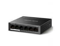 Неуправляемые коммутаторы с PoE Mercusys MS106LP, неуправляемый 6-портовый (10/100 Мбит/с) с 4-мя PoE+ коммутатор