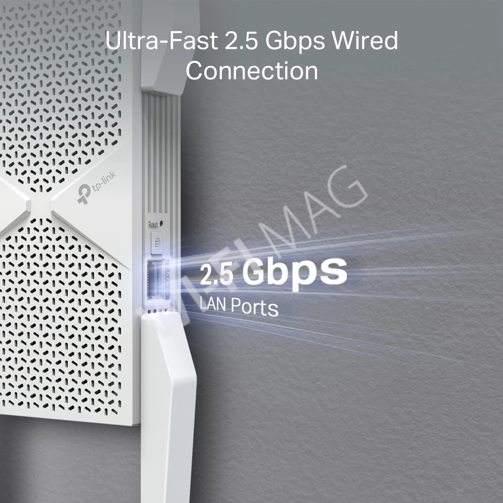 TP-Link RE655BE BE11000, трёхдиапазонный усилитель сигнала Wi-Fi 7 EasyMesh