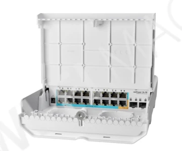 Mikrotik netPower 15FR (CRS318-1Fi-15Fr-2S-OUT)  уличный с обратным PoE-подключением коммутатор