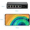 Conexpro GNT-6FP51G6, уличный с 5 портами 1 Гбит/с (4 PoE) неуправляемый коммутатор