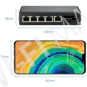 Conexpro GNT-6FP51G6, уличный с 5 портами 1 Гбит/с (4 PoE) неуправляемый коммутатор