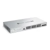 TP-Link S5500-24GP4F, 4 SFP и 24 порта 1 Гбит/с PoE+ линейки Omada Pro управляемый коммутатор