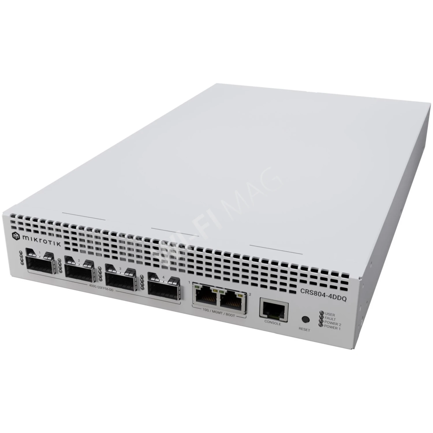 Mikrotik Cloud Router Switch CRS804-4DDQ-hRM, коммутатор с функциями маршрутизатора
