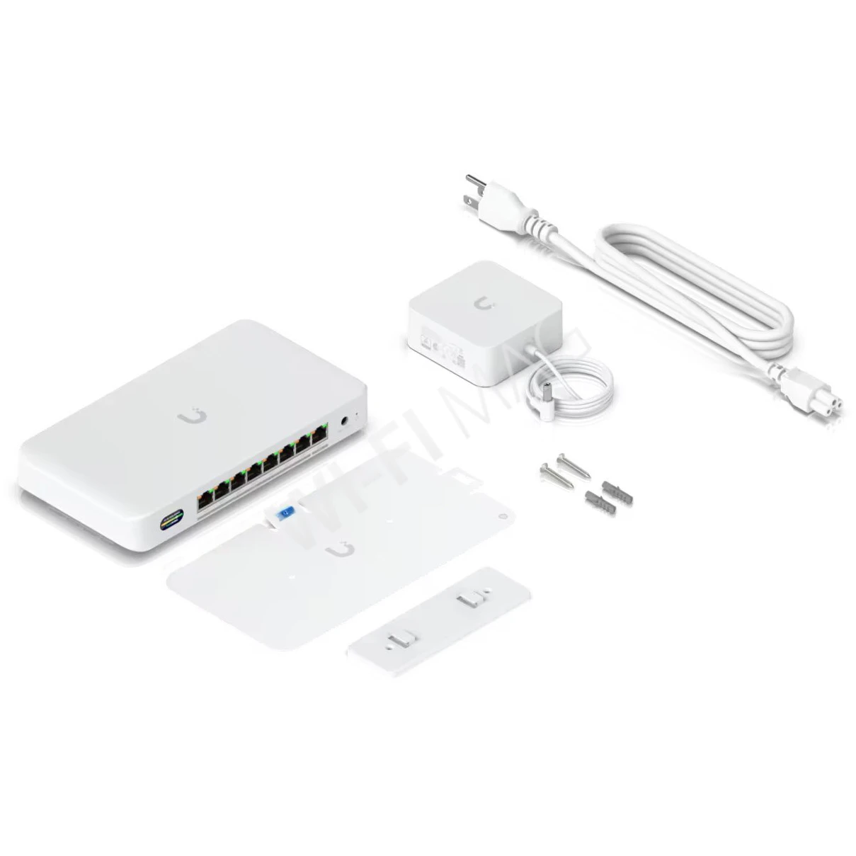 Ubiquiti UniFi Device Bridge Switch (35W) 8-портовый PoE+ управляемый со встроенным мостом Wi-Fi 7 коммутатор