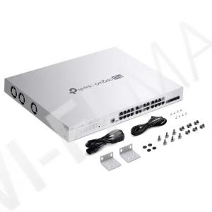 TP-Link S5500-24MPP4XF, 4 SFP+ и 24 порта 2,5 Гбит/с (8 PoE++, 16 PoE+) линейки Omada Pro управляемый коммутатор
