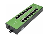 Питание, POE оборудование Conexpro POE-PAN8-GBM-AF/AT, 8-портовый гигабитный 802.3af/at PoE-инжектор