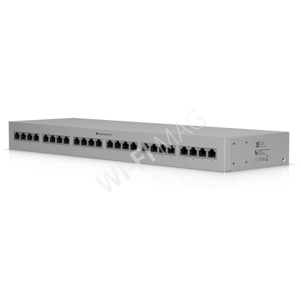 Ubiquiti Ethernet Surge Protection 24-Port Rack-Mount Panel, 24‑портовая панель грозозащиты для установки в стойку