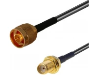 Кабельная продукция Кабель SMA Female/N Male RF240, 1 м.
