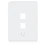 Ubiquiti Vertical 2-Port Paintable Keystone Wall Plate (4-pack) вертикальные панели с 2-мя слотами Keystone (4 штуки)