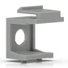 Ubiquiti Keystone Blank Insert Pass-Through (12-pack) заглушки с отверстием для патч-панели UACC-Rack-Panel-Patch-Blank-24 (12 штук)