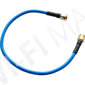 Conexpro flexi pigtail, 25cm, RG402, RSMA male - RSMA male синий
