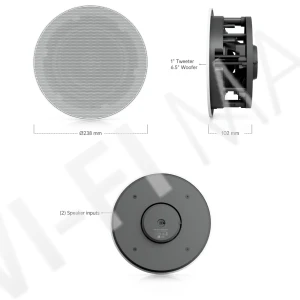 Ubiquiti In-Ceiling Speaker, встраиваемый в потолок динамик