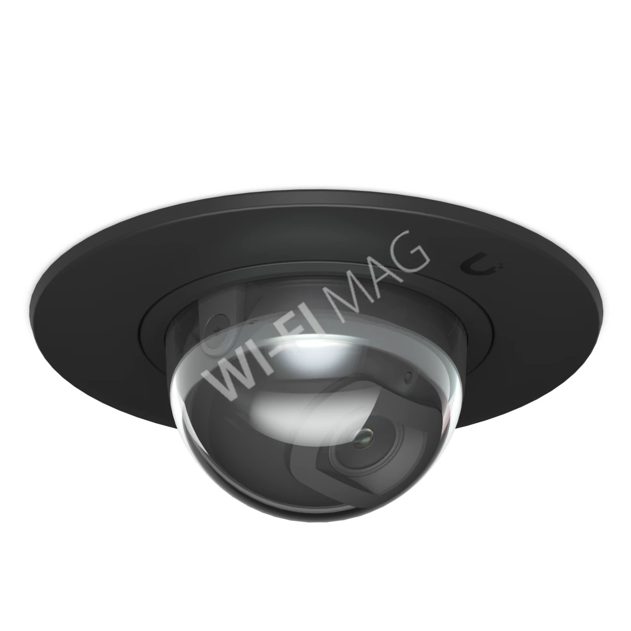 Ubiquiti UniFi G5 Dome Ultra Flush Mount Black, черное крепление с прозрачным куполом для скрытого монтажа камеры UVC-G5-Dome-Ultra-B в стену/потолок
