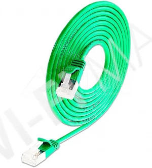 Кабель Wirewin SLIM LIGHT STP Cat.6A, 3.0 м зелёный
