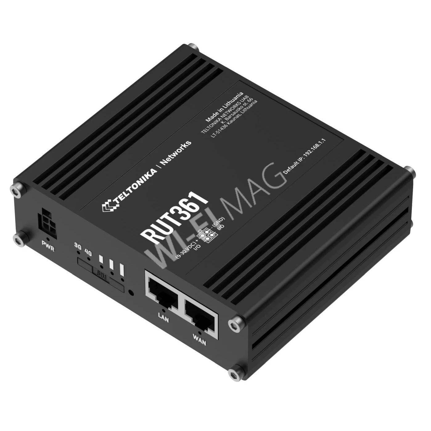 Teltonika RUT361 LTE6 Wi-Fi Router, промышленный сотовый маршрутизатор 2,4 ГГц