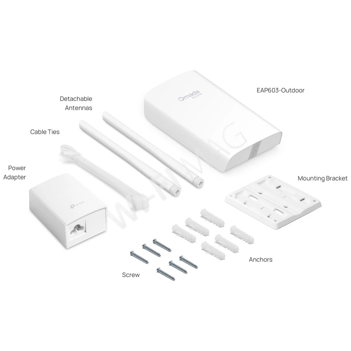 TP-Link EAP603-Outdoor AX1800 Omada, уличная двухдиапазонная точка доступа Wi-Fi 6 c PoE In