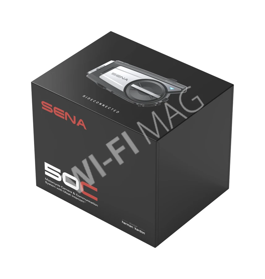 SENA 50C Bluetooth 5.0 мотогарнитура cо встроенной 4K экшн-камерой