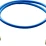 Conexpro flexi pigtail, 50cm, RG402, RSMA male - RSMA male синий