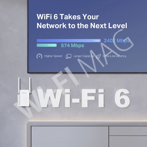 Mercusys ME80X AX3000 расширитель WiFi сигнала EasyMesh