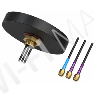 Teltonika PR1UCP25 Combo MIMO Mobile/GPS Roof SMA Antenna, комбинированная мобильная антенна с 3-я кабелями 1,2 м