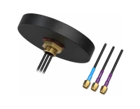 Teltonika PR1UCP25 Combo MIMO Mobile/GPS Roof SMA Antenna, комбинированная мобильная антенна с 3-я кабелями 1,2 м