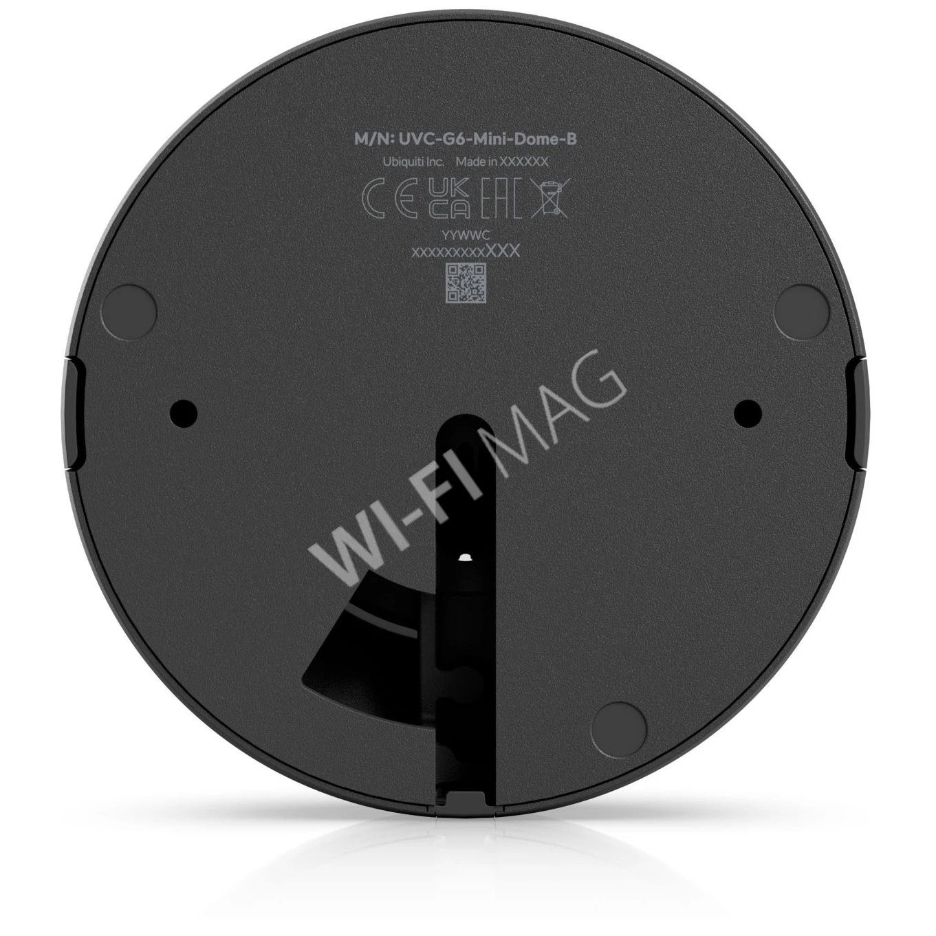 Ubiquiti UniFi G6 Mini Dome Camera Black, 8 Мп PoE с двусторонней аудиосвязью и ночным видением черная IP-видеокамера