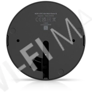 Ubiquiti UniFi G6 Mini Dome Camera Black, 8 Мп PoE с двусторонней аудиосвязью и ночным видением черная IP-видеокамера