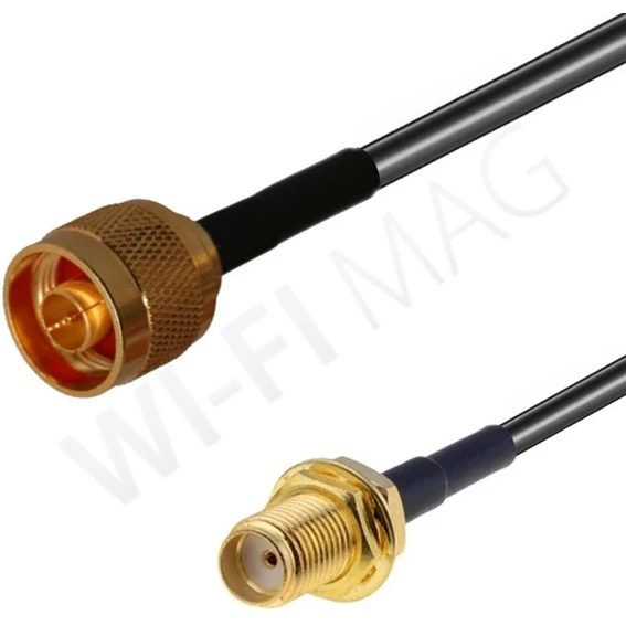 Кабель SMA Female/N Male RF240, 7 м.
