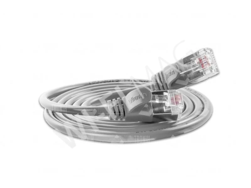 Кабель Wirewin SLIM LIGHT STP Cat.6, 2.0 м серый