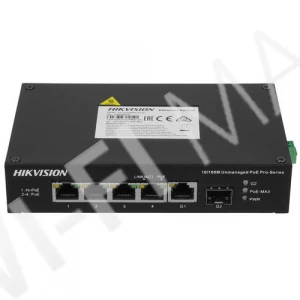 Hikvision DS-3T0306HP-E/HS, неуправляемый коммутатор Hi-PoE