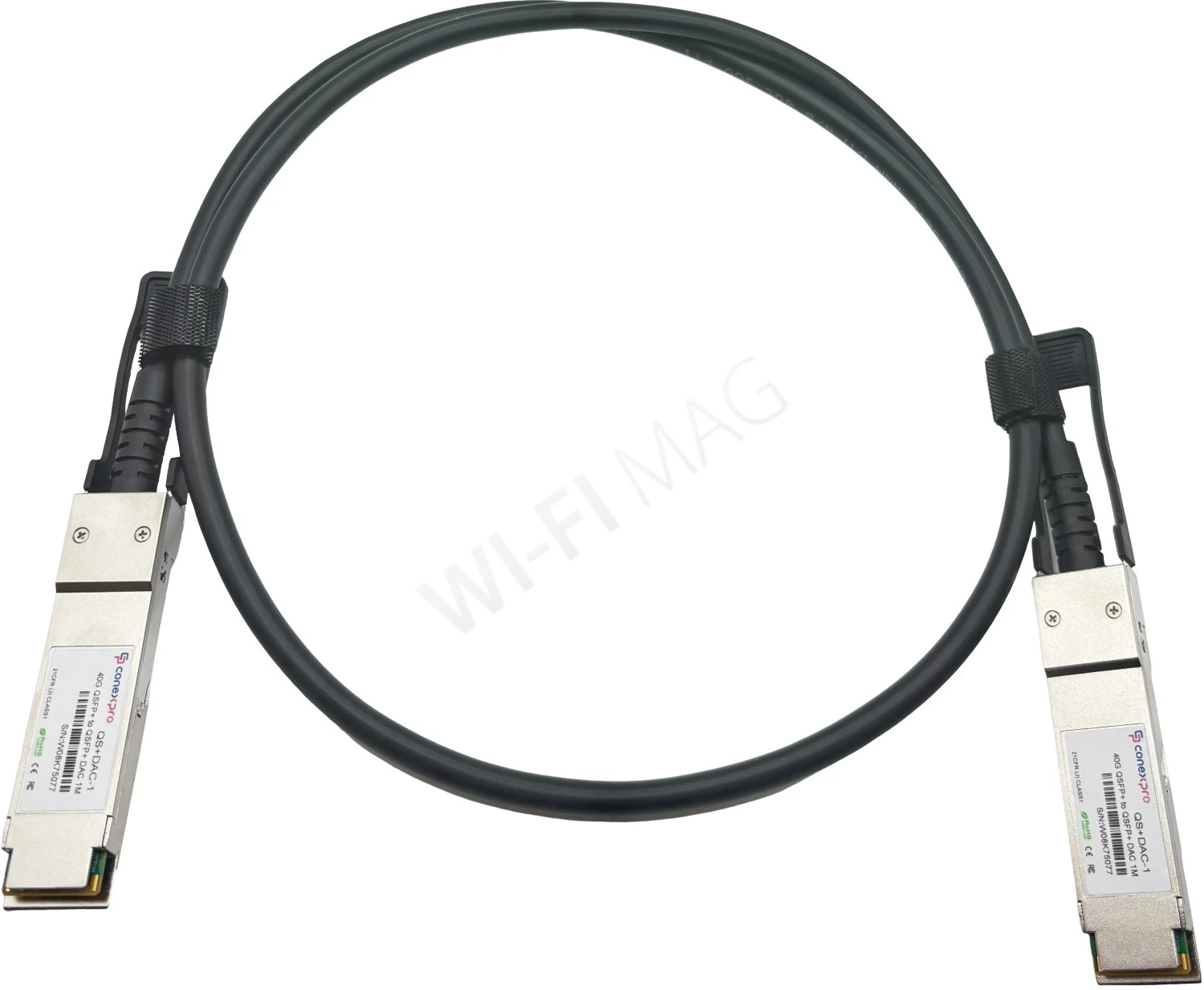 Conexpro QS+DAC-1, пассивный DAC-кабель, QSFP+, 40 Гбит/с, 1 м