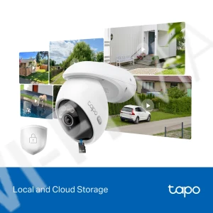 TP-Link Tapo C560WS, 8Мп уличная 360° с цветным ночным видением и сиганлизацией камера Wi-Fi 6
