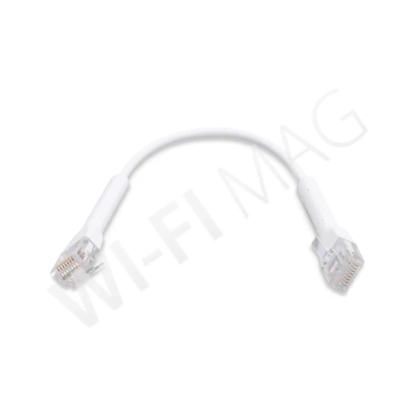 Ubiquiti UniFi Ethernet Patch Cable, 2m, Cat6, White, патч-кабель соединительный, белый