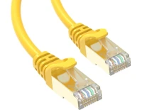 Кабельная продукция Conexpro Patch Cable STP, CAT6A (0,5 метра) патч-кабель желтый
