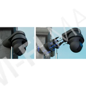 Ubiquiti AI PTZ Precision Corner Mount Black, черный угловой кронштейн для камер UVC-AI-PTZ-Precision