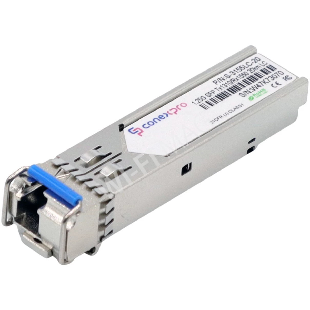 Conexpro S-3155LC-20 модуль SFP Single Mode, 1.25 Гбит/с, LC, WDM/BiDi, 20 км (Tx=1310/Rx=1550)