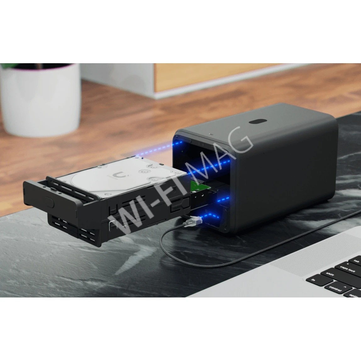 Ubiquiti UniFi Network Storage UNAS 2 Black, черное сетевое хранилище