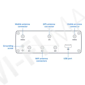 Teltonika RUTC40, двухдиапазонный промышленный маршрутизатор 4G Cat 4 Wi-Fi 6