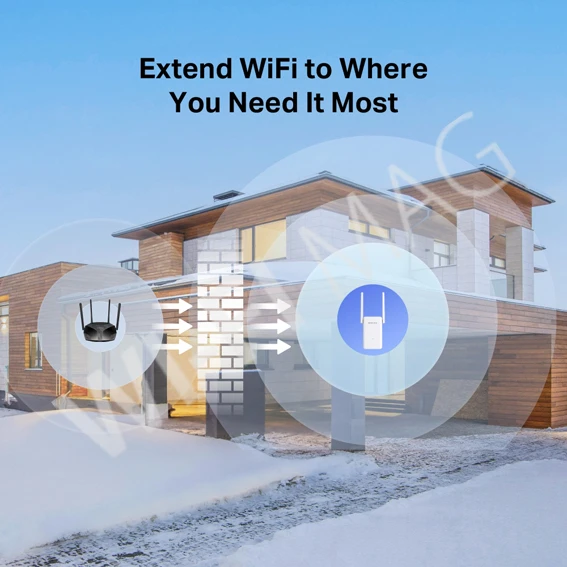 Mercusys ME80X AX3000 расширитель WiFi сигнала EasyMesh