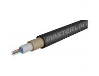 Masterlan Air1 fiber optic cable - 8vl 9/125, air-blowen, SM, HDPE, G657A1, 2000m, одномодовый оптический кабель, чёрный