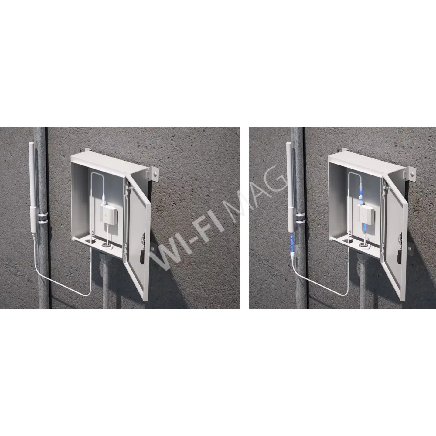 Ubiquiti UniFi Protect SuperLink High-Gain Antenna, уличная всенаправленная антенна для усиления USL-Gateway/UP-SuperLink