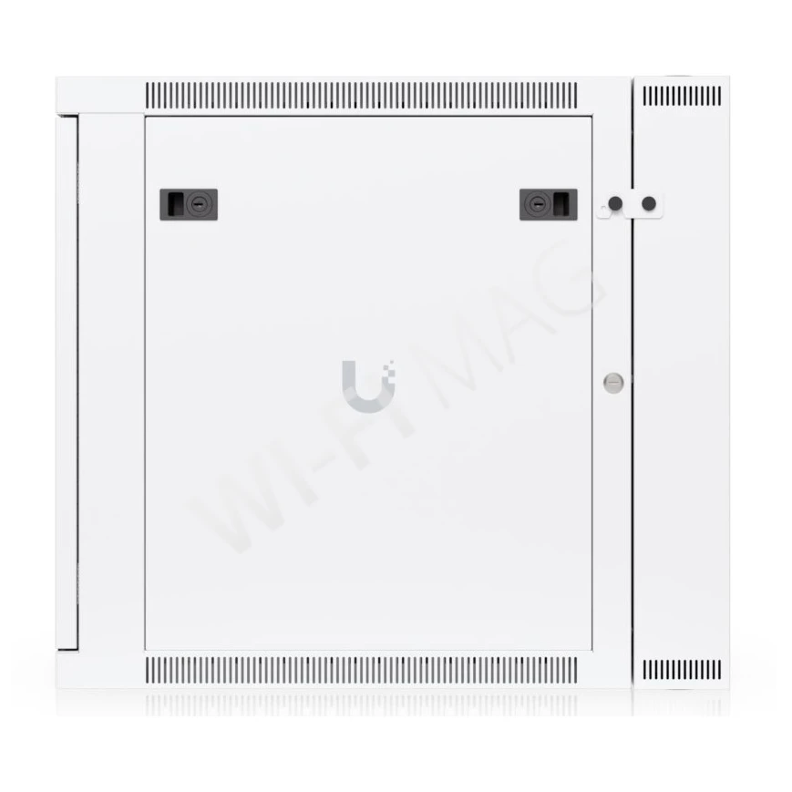 Ubiquiti 12U Rack Cabinet Perforated Front Door Swing (700 мм) двухсекционный стоечный шкаф 12U с 2-мя вентиляторами и перфорированной дверцей