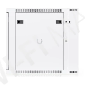 Ubiquiti 12U Rack Cabinet Perforated Front Door Swing (700 мм) двухсекционный стоечный шкаф 12U с 2-мя вентиляторами и перфорированной дверцей