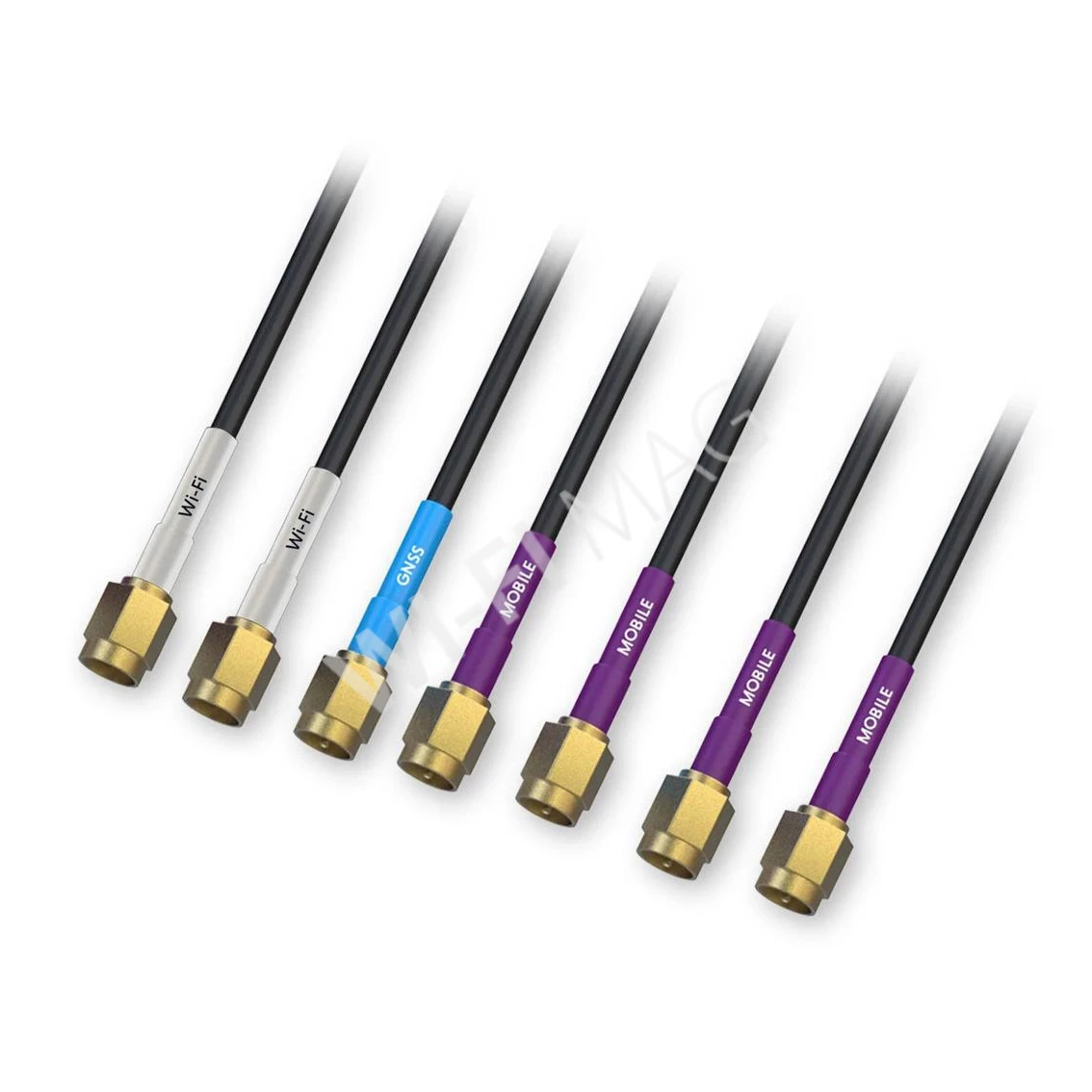 Teltonika Combo MIMO Mobile/GNSS/Wi-Fi Roof SMA Antenna (PR1KC640), комбинированная антенна для крепления на крышу с 7-ю кабелями 3 м